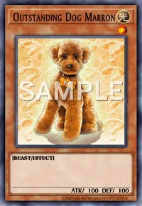 Outstanding Dog Marron, Yu-Gi-Oh! card, LIGHT