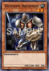 Vilepawn Archfiend, Yu-Gi-Oh! card, EARTH