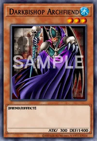 Darkbishop Archfiend, Yu-Gi-Oh! card, WATER