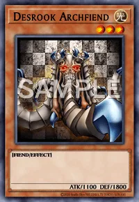 Desrook Archfiend, Yu-Gi-Oh! card, LIGHT