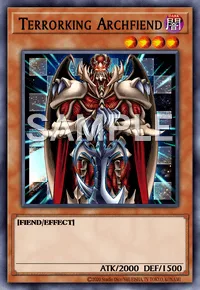 Terrorking Archfiend, Yu-Gi-Oh! card, DARK