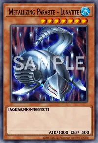 Metallizing Parasite - Lunatite, Yu-Gi-Oh! card, WATER