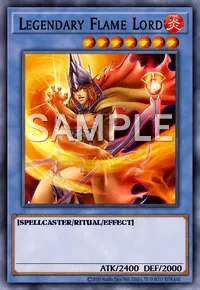 Legendary Flame Lord, Yu-Gi-Oh! card, FIRE