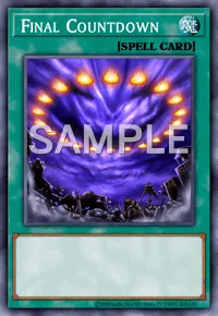 Final Countdown, Yu-Gi-Oh! card, SPELL
