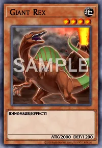 Giant Rex, Yu-Gi-Oh! card, EARTH