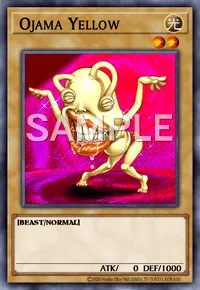 Ojama Yellow, Yu-Gi-Oh! card, LIGHT