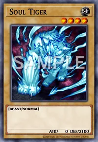 Soul Tiger, Yu-Gi-Oh! card, EARTH