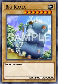 Big Koala, Yu-Gi-Oh! card, EARTH