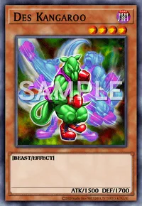 Des Kangaroo, Yu-Gi-Oh! card, DARK