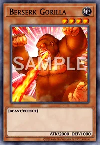 Berserk Gorilla, Yu-Gi-Oh! card, EARTH