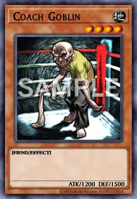 Coach Goblin, Yu-Gi-Oh! card, EARTH