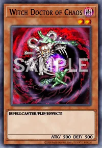 Witch Doctor of Chaos, Yu-Gi-Oh! card, DARK