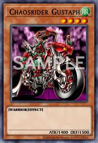 Chaosrider Gustaph, Yu-Gi-Oh! card, WIND
