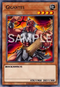 Gigantes, Yu-Gi-Oh! card, EARTH