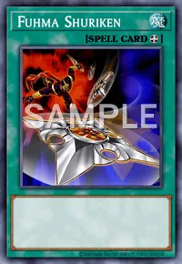 Fuhma Shuriken, Yu-Gi-Oh! card, SPELL