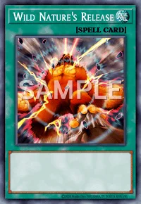 Wild Nature's Release, Yu-Gi-Oh! card, SPELL