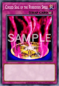 Cursed Seal of the Forbidden Spell, Yu-Gi-Oh! card, TRAP