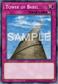 Tower of Babel, Yu-Gi-Oh! card, TRAP