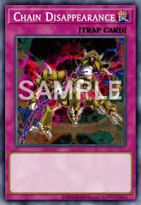 Chain Disappearance, Yu-Gi-Oh! card, TRAP