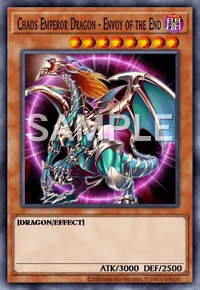 Chaos Emperor Dragon - Envoy of the End, Yu-Gi-Oh! card, DARK