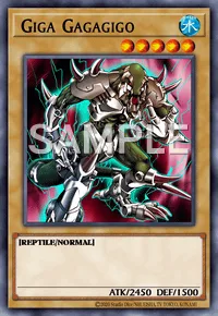 Giga Gagagigo, Yu-Gi-Oh! card, WATER