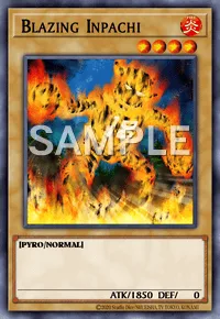 Blazing Inpachi, Yu-Gi-Oh! card, FIRE