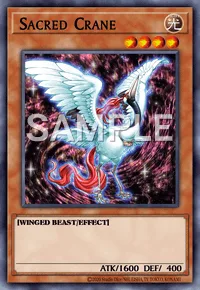 Sacred Crane, Yu-Gi-Oh! card, LIGHT