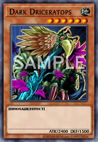 Dark Driceratops, Yu-Gi-Oh! card, EARTH