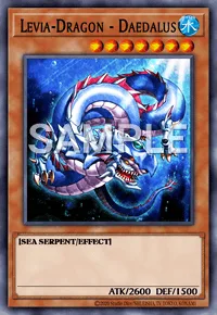 Levia-Dragon - Daedalus, Yu-Gi-Oh! card, WATER