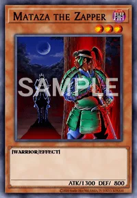 Mataza the Zapper, Yu-Gi-Oh! card, DARK