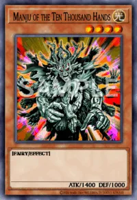Manju of the Ten Thousand Hands, Yu-Gi-Oh! card, LIGHT