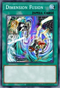 Dimension Fusion, Yu-Gi-Oh! card, SPELL