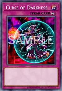 Curse of Darkness, Yu-Gi-Oh! card, TRAP