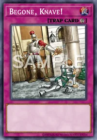 Begone, Knave!, Yu-Gi-Oh! card, TRAP