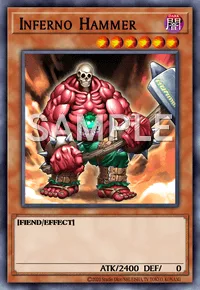 Inferno Hammer, Yu-Gi-Oh! card, DARK