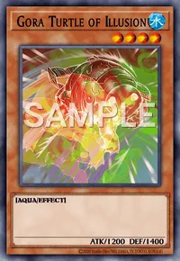 Gora Turtle of Illusion, Yu-Gi-Oh! card, WATER
