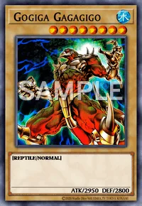 Gogiga Gagagigo, Yu-Gi-Oh! card, WATER