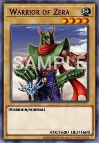 Warrior of Zera, Yu-Gi-Oh! card, EARTH