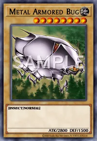 Metal Armored Bug, Yu-Gi-Oh! card, EARTH
