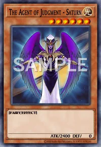 The Agent of Judgment - Saturn, Yu-Gi-Oh! card, LIGHT