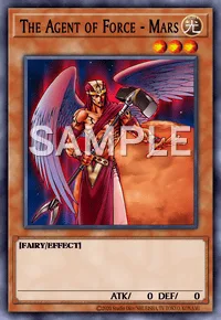 The Agent of Force - Mars, Yu-Gi-Oh! card, LIGHT