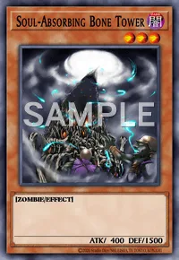 Soul-Absorbing Bone Tower, Yu-Gi-Oh! card, DARK