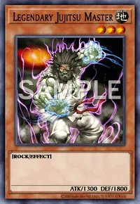 Legendary Jujitsu Master, Yu-Gi-Oh! card, EARTH