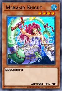Mermaid Knight, Yu-Gi-Oh! card, WATER