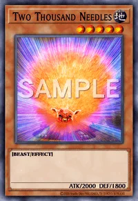 Two Thousand Needles, Yu-Gi-Oh! card, EARTH