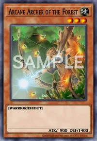 Arcane Archer of the Forest, Yu-Gi-Oh! card, EARTH