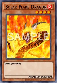 Solar Flare Dragon, Yu-Gi-Oh! card, FIRE