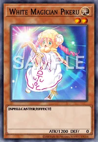 White Magician Pikeru, Yu-Gi-Oh! card, LIGHT