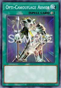 Opti-Camouflage Armor, Yu-Gi-Oh! card, SPELL