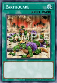 Earthquake, Yu-Gi-Oh! card, SPELL